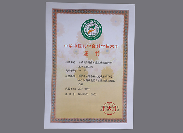 Scientific Progress Award of the Chinese Medical Association